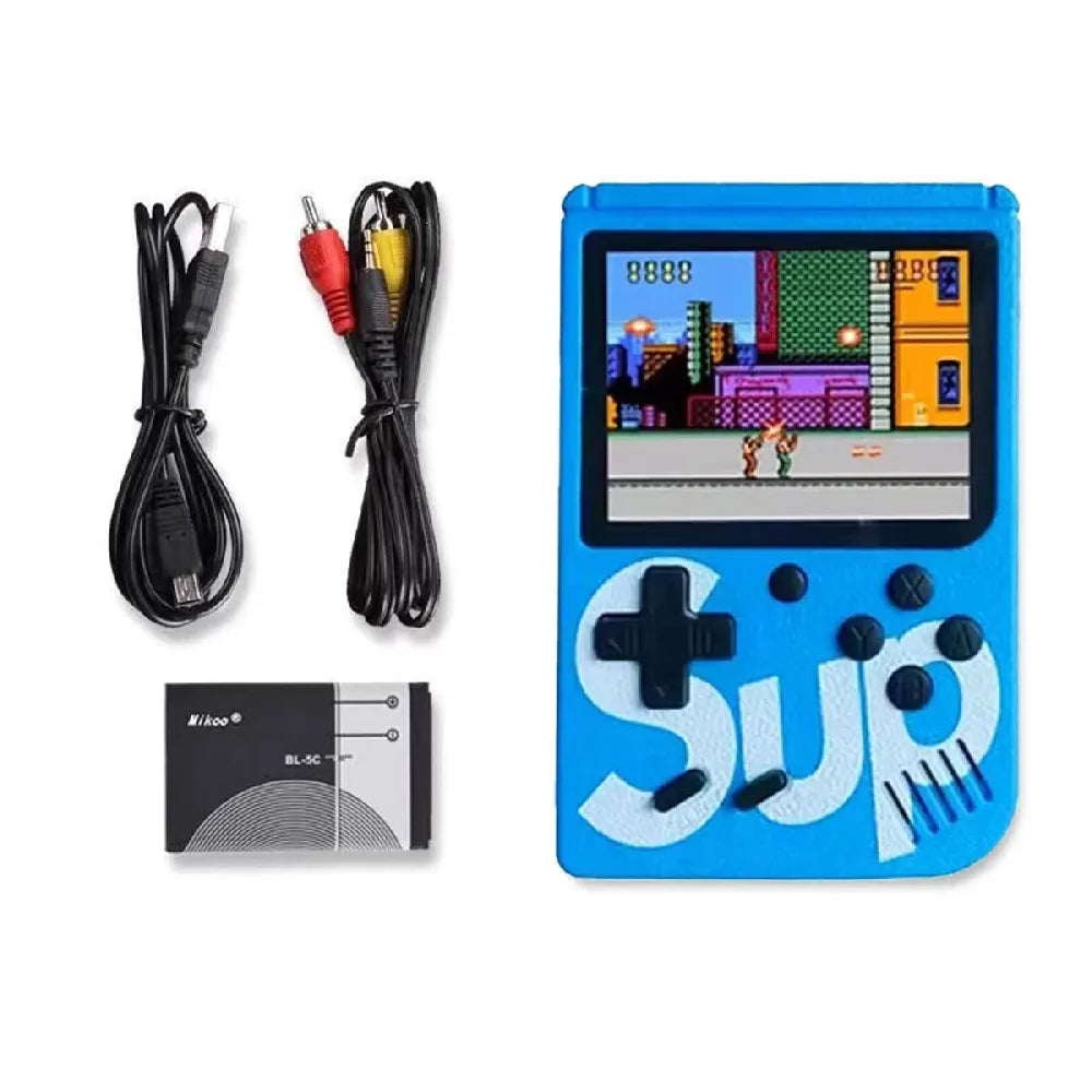 Sup Game Box with Built-in 400 Classical Games 600mAh Rechargeable Battery