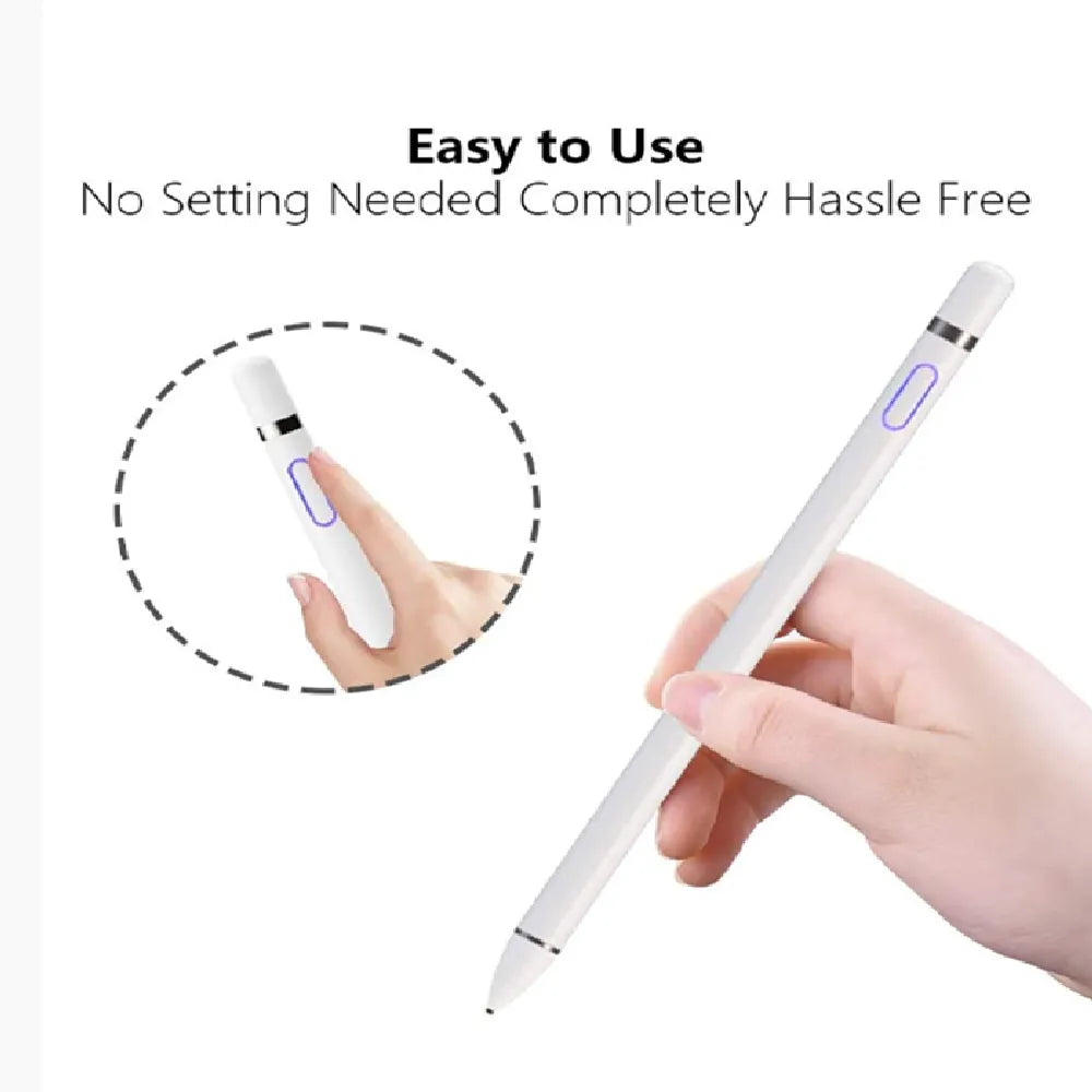 Green Lion Touch Screen Stylus Pen 100mAh 1.45mm Soft Fine Tip USB Rechargeable