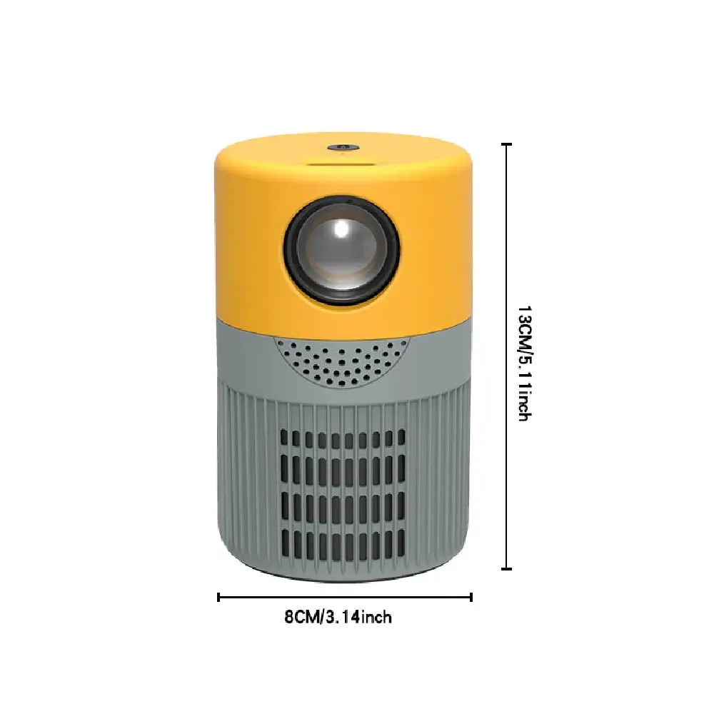 Borrego LED Mini Projector 480×360 Resolution HD 1080P Support Dual Fan Cooling HDMI & USB Connectivity