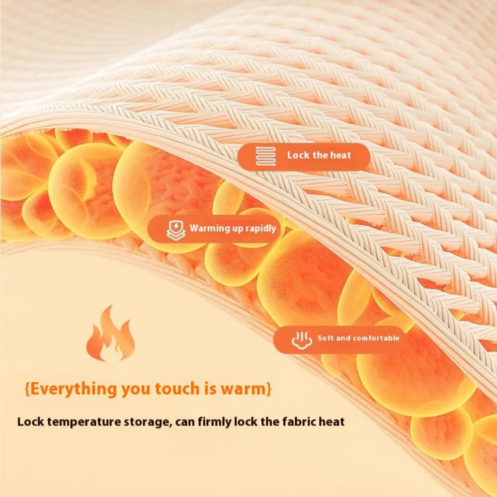 USB Electric Heating Blanket Shawl – Rapid Heating, 3-Level Temperature Control, Washable & Portable with Leg Warming Function