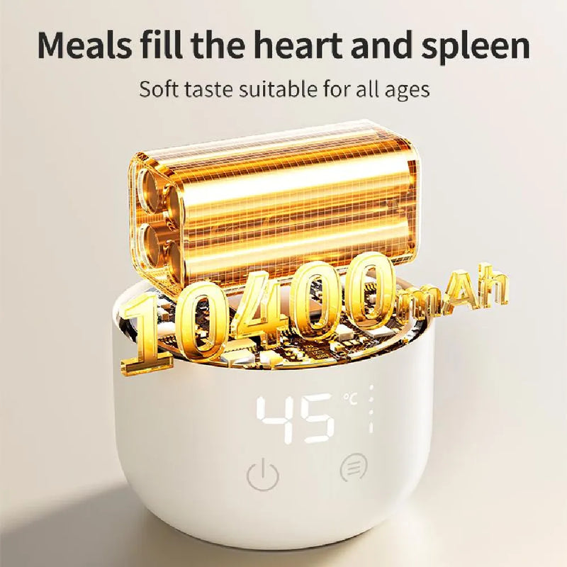 Modong Portable Electric Cup With Stainless Steel Heating Element Intelligent Temperature Control 500ml Capacity 300W Power