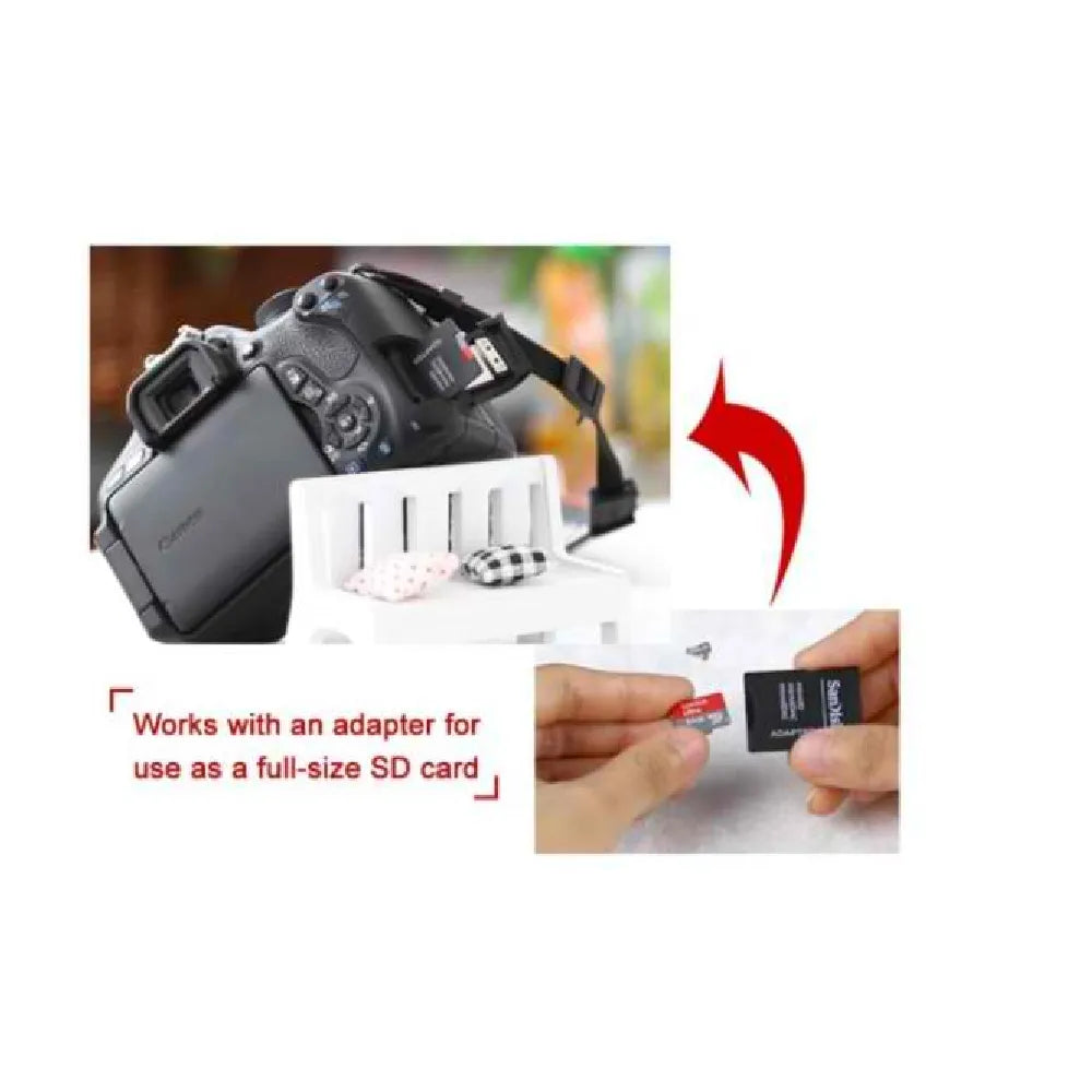 SanDisk Micro SDHC Card 16GB Class 4 with SD Adapter