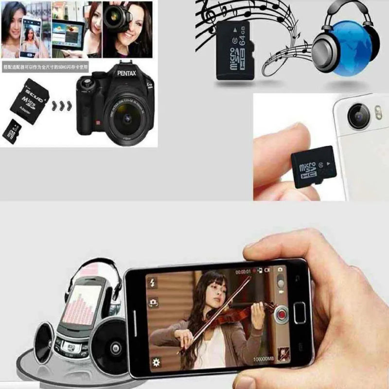 SanDisk Micro SDHC Card 16GB Class 4 with SD Adapter