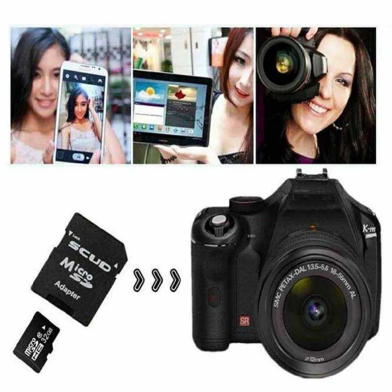 SanDisk Micro SDHC Card 16GB Class 4 with SD Adapter