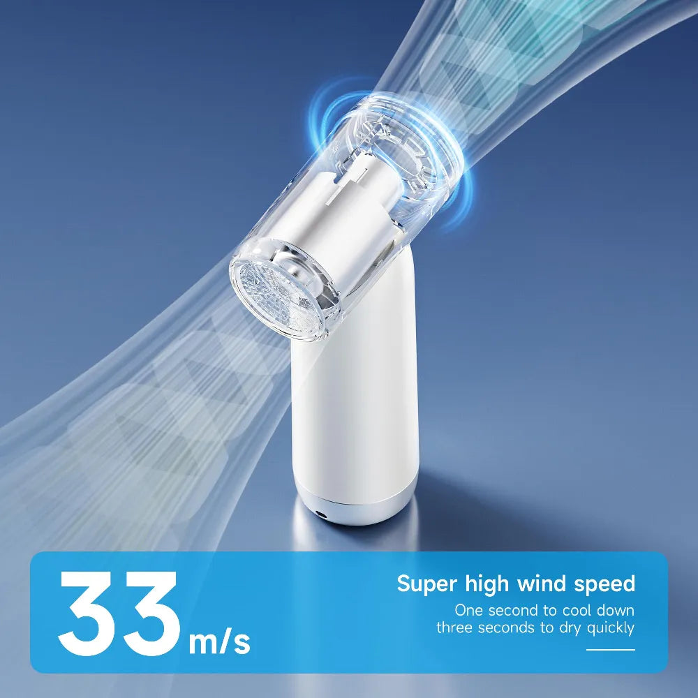 Nimin Mini Cordless Portable Compressed Air Duster 4 Wind Speed Adjustment 1100mAh