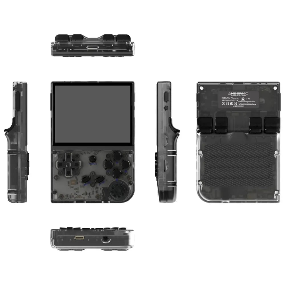 RG35XX 64GB 3.5" Handheld Gaming Console, Retro Portable Game Player with Classic Controls - Black