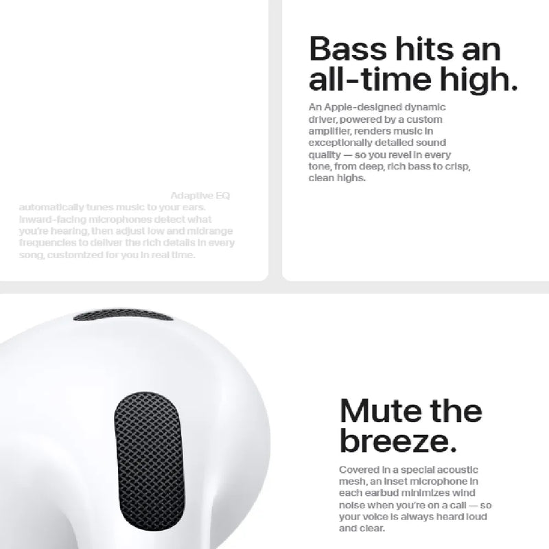 Apple AirPods (3rd Generation) Up To 30 hours With The Charging Case