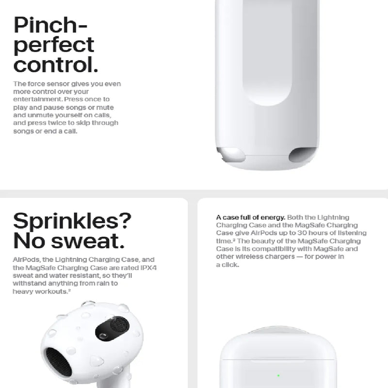 Apple AirPods (3rd Generation) Up To 30 hours With The Charging Case