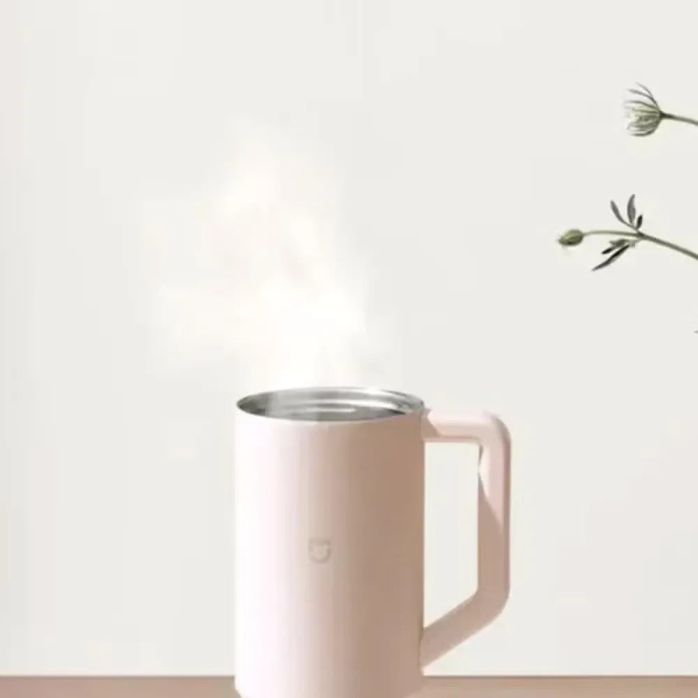 Xiaomi Straw Mug 1L with 316L Stainless Steel, 3-Way Drinking, Vacuum Insulated – Pink