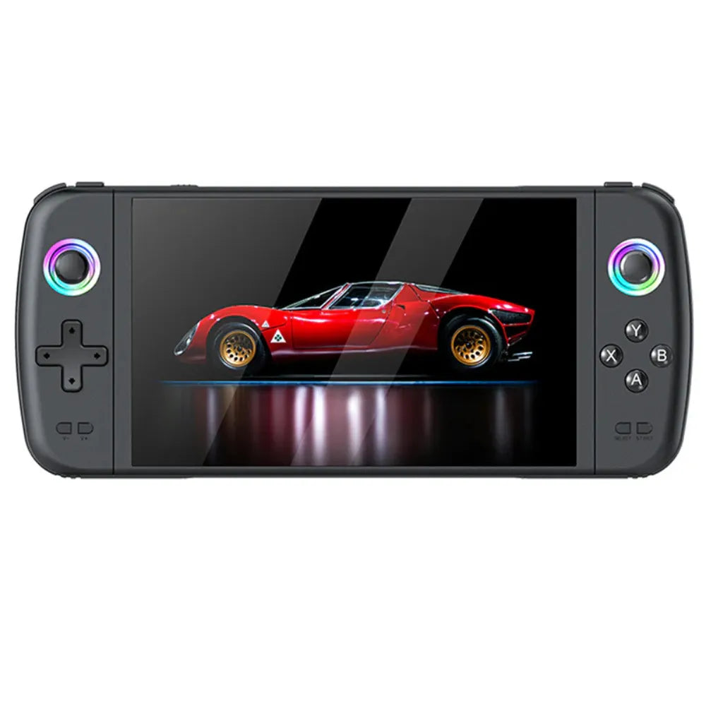 SJGAM M27 Handheld Gaming Console 7" Display, 3000mAh Battery, 256GB Support, 30+ Emulators, Linux OS – White