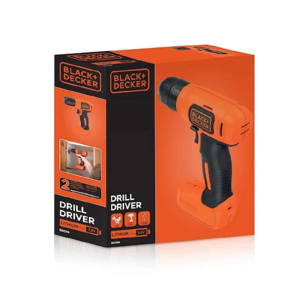 Black & Decker BDCD8-B5 Drill Driver 7.2V
