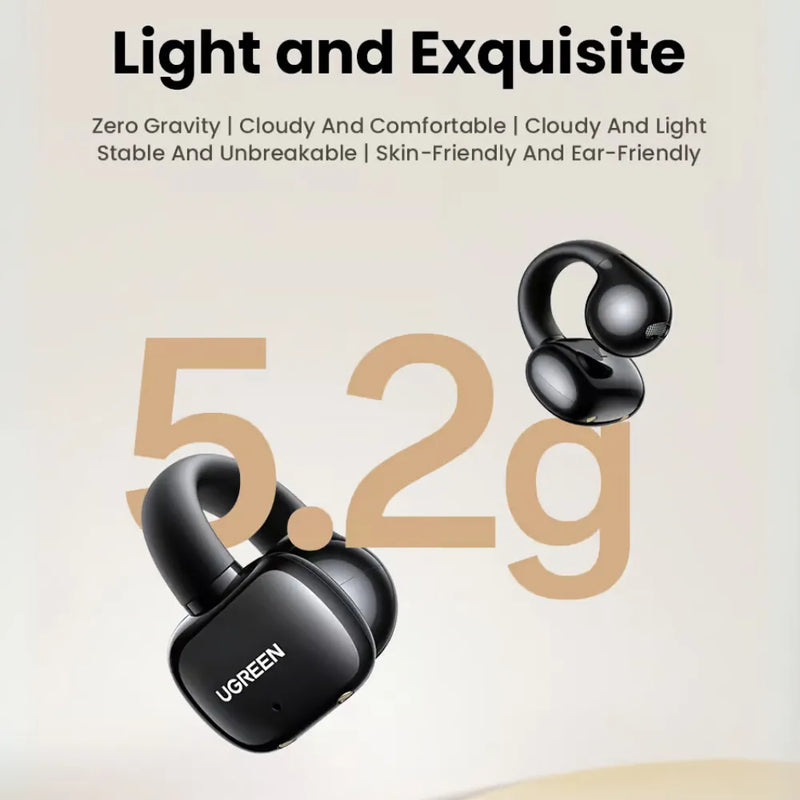 UGREEN HiTune S3 Open-Ear Wireless Earphones, Bluetooth 5.4, Noise Reduction, 12mm Driver, IPX5 Waterproof