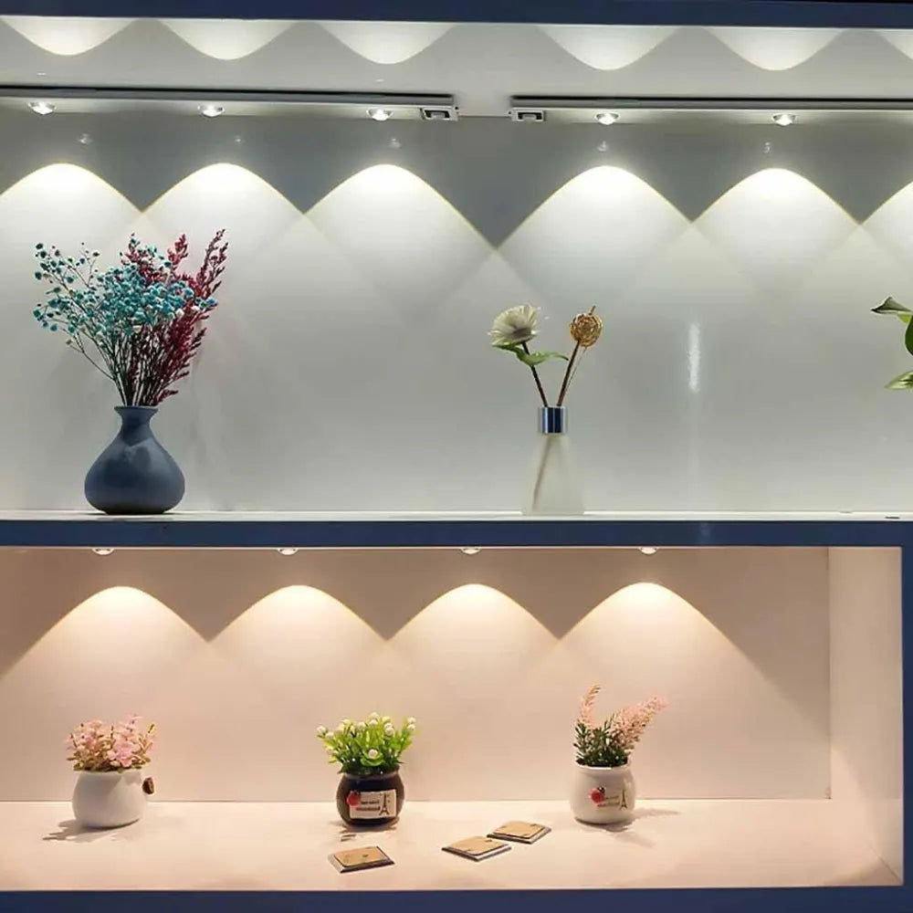 LED Motion Sensor Cabinet Light – USB Rechargeable, 3 Light Modes, Magnetic & Wireless Design