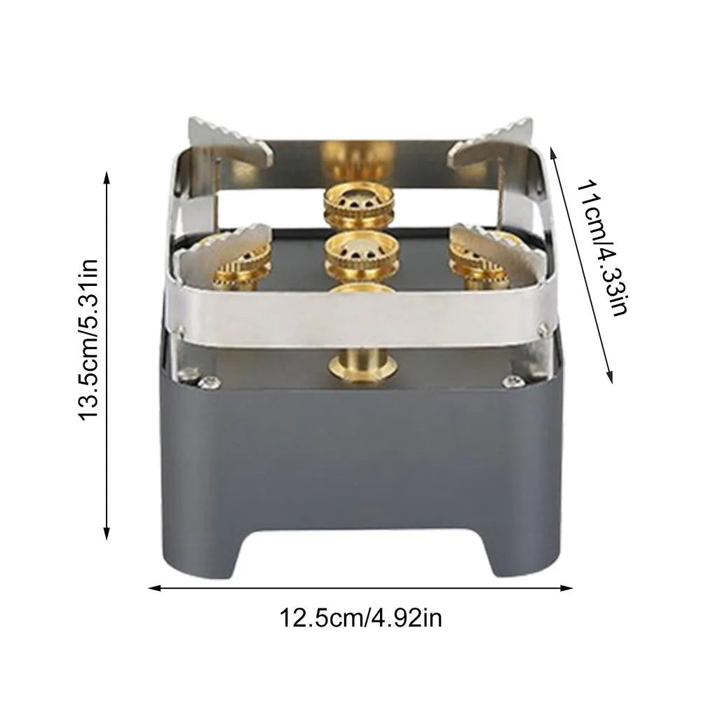 Buerk Portable Camping Gas Burner with 5-Core 12000W