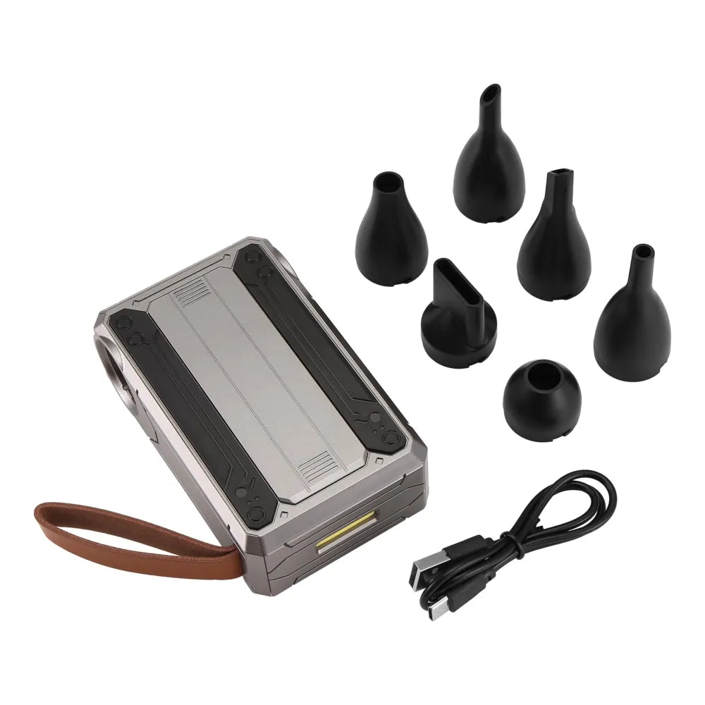 Portable Rechargeable Multi-Function Turbofan with LED Light 5400mAh Battery