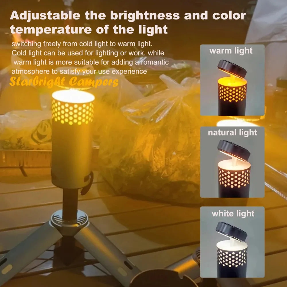 YL-302 Outdoor Camping Portable Adventure Lamp 10000mAh-Black