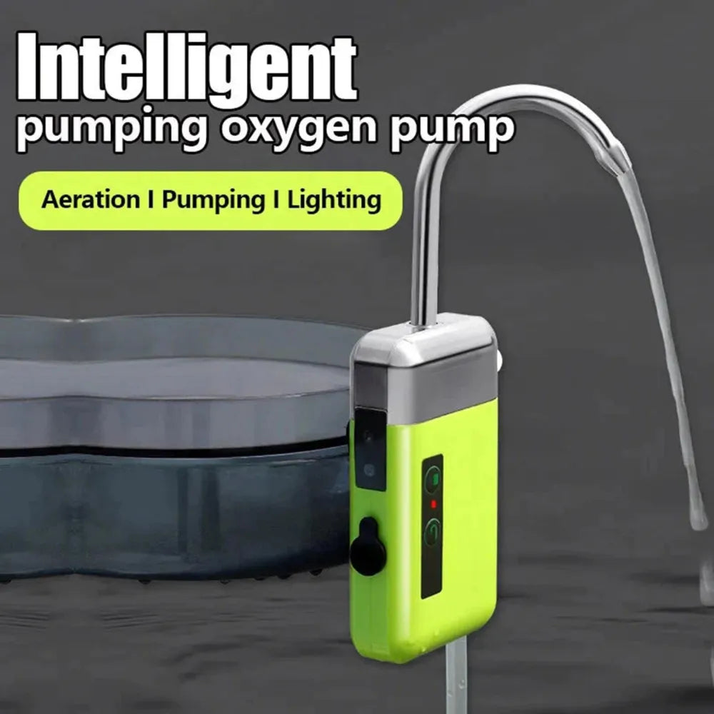 Automatic Outdoor Water Pump with Stand & 3 Pumping Modes 2100mAh Rechargeable Battery