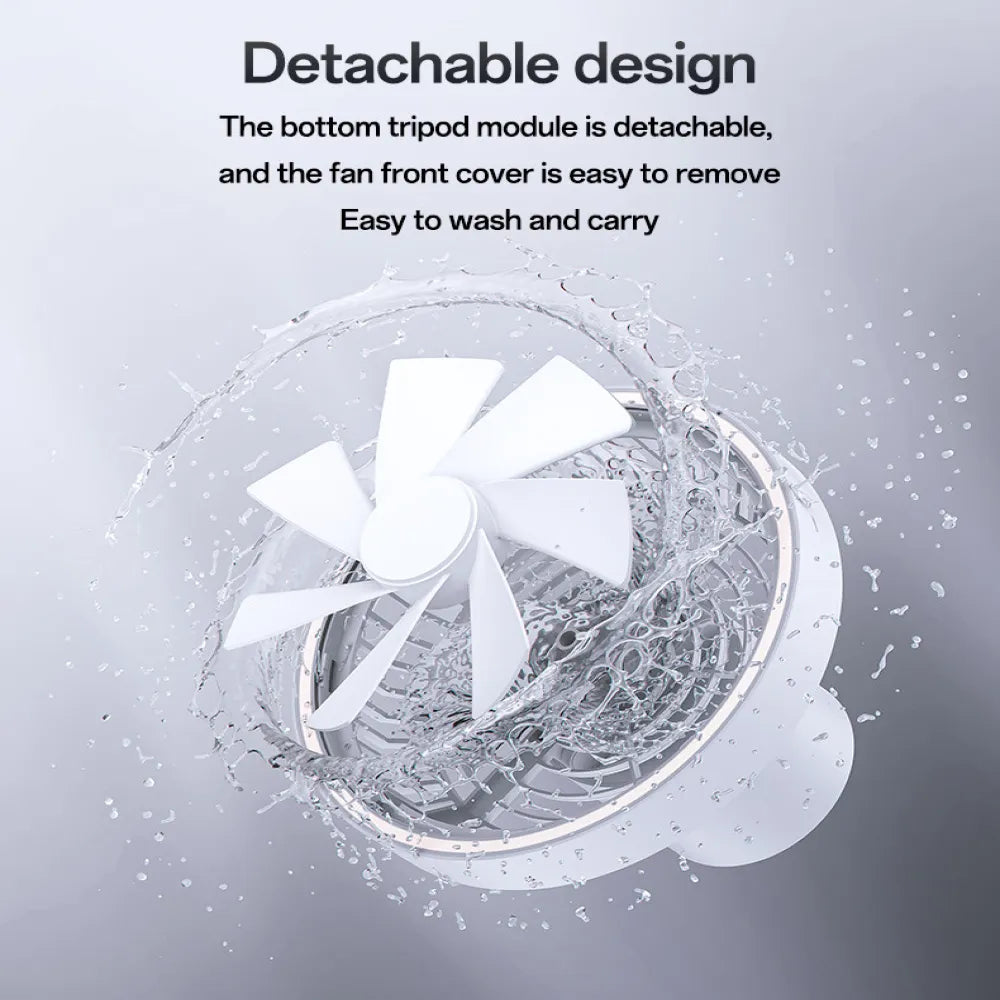 Yesido YF13 3 in 1 Portable Camping Fan with 8000 mAh Battery Type-C Rechargeable