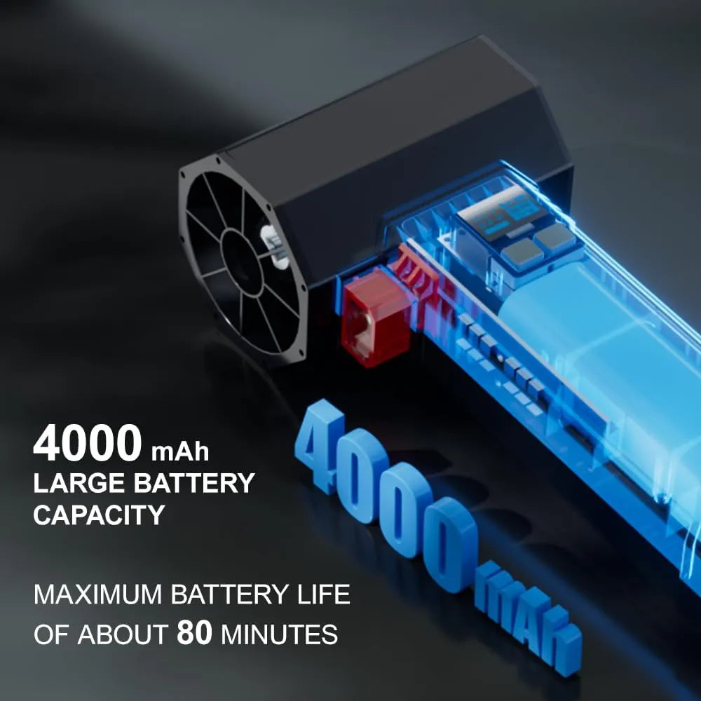 Booster Violent Turbofan Jet With LED Light with 4000mAh Rechargeable Battery
