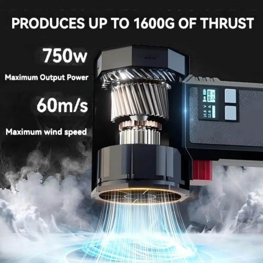 Booster Violent Turbofan Jet With LED Light with 4000mAh Rechargeable Battery