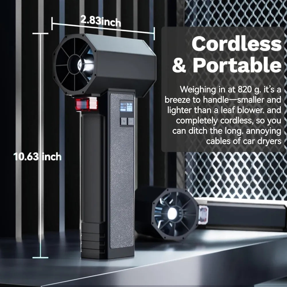 Booster Violent Turbofan Jet With LED Light with 4000mAh Rechargeable Battery
