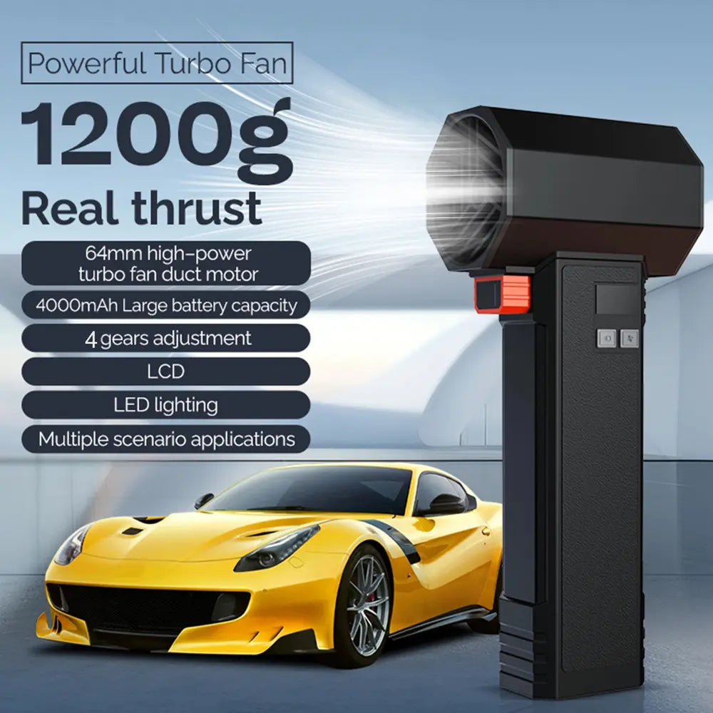 Booster Violent Turbofan Jet With LED Light with 4000mAh Rechargeable Battery