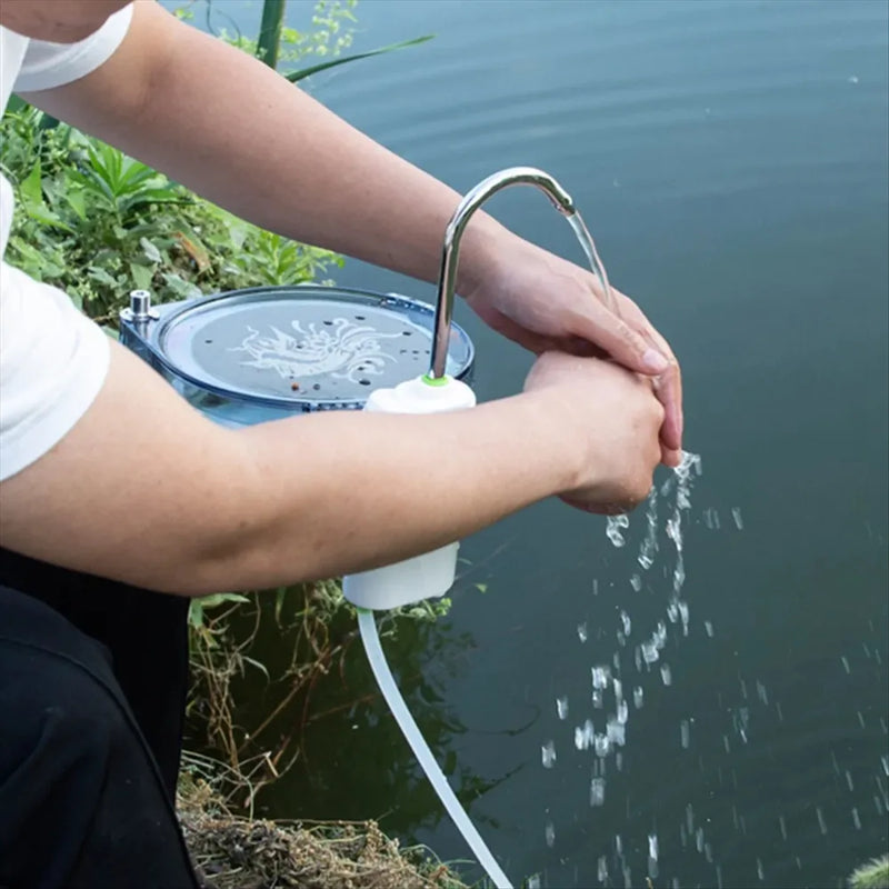 Automatic Sensor Water Pump with Stand & 2600mAh Battery