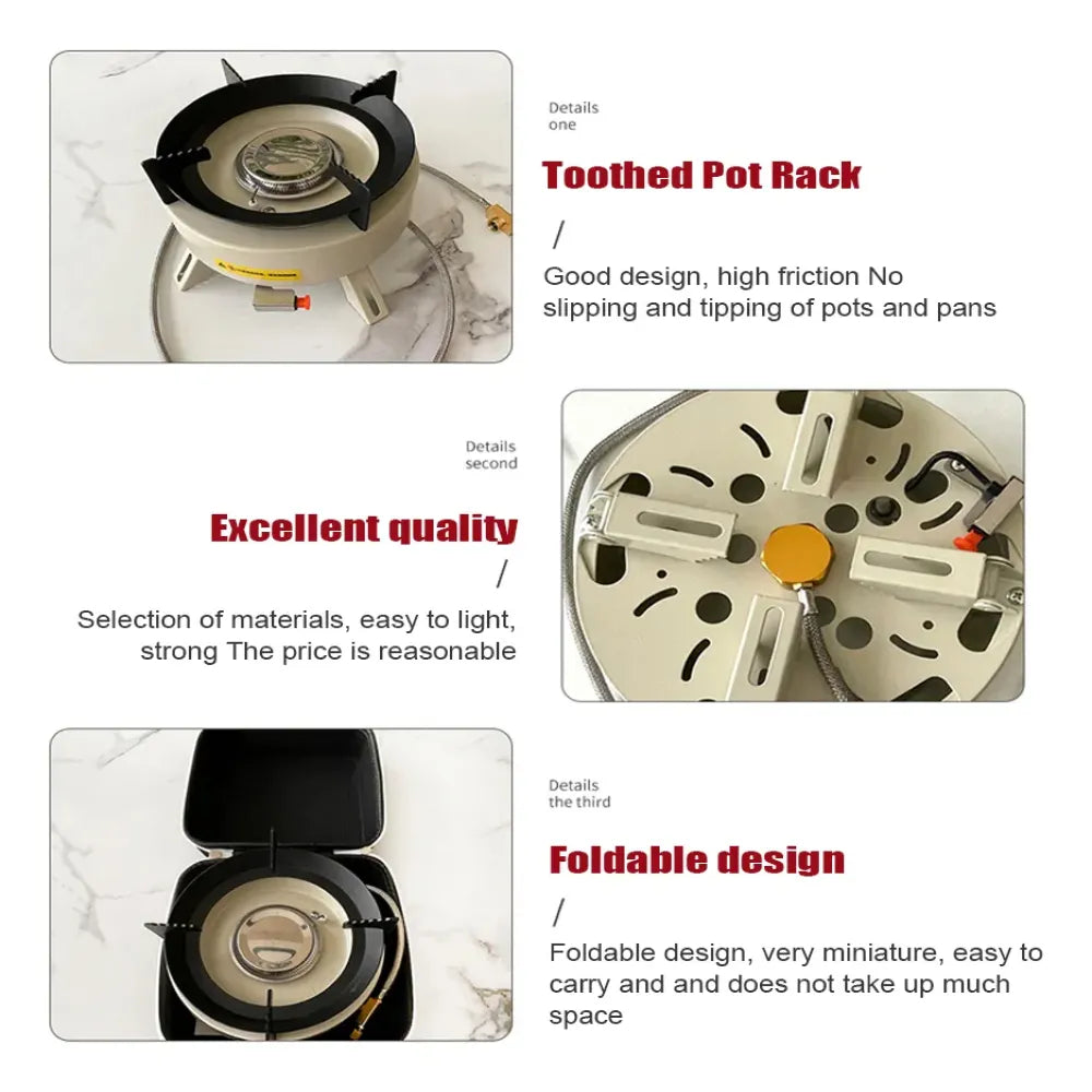 Outdoor Picnic Cooking Food Gas Stove Up To 25kg 4000W