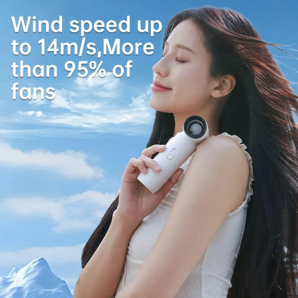FS19 Outdoor Camping High-Speed Violent Turbo Fan with Triple 1500mAh Batteries