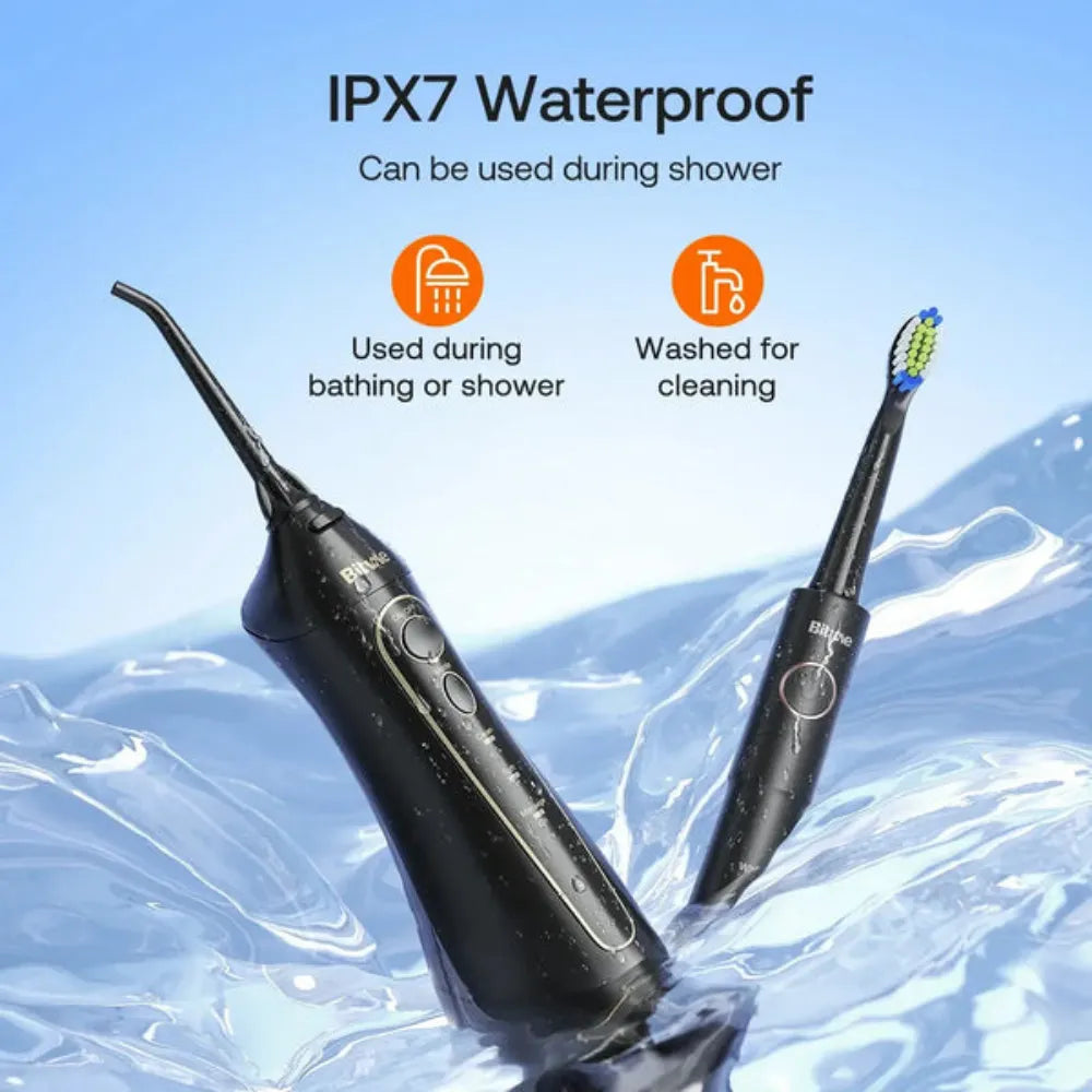 BITVAE Rechargeable Electric Toothbrush with Water Flosser, 2-in-1 Cordless Oral Care Kit, 5 Brushing Modes