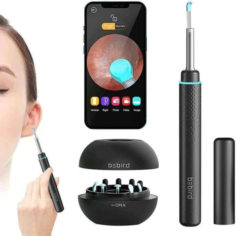 Bebird M9 Ear Wax Removal Tool with 1080p HD Camera & 6 LED Lights – Wireless Otoscope Ear Cleaning Kit