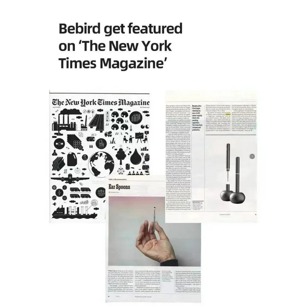 Bebird M9 Ear Wax Removal Tool with 1080p HD Camera & 6 LED Lights – Wireless Otoscope Ear Cleaning Kit