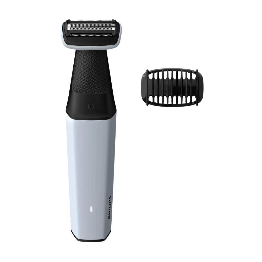Philips Bodygroom Series 3000, Showerproof Groin & Body Trimmer with Bidirectional Trimmer