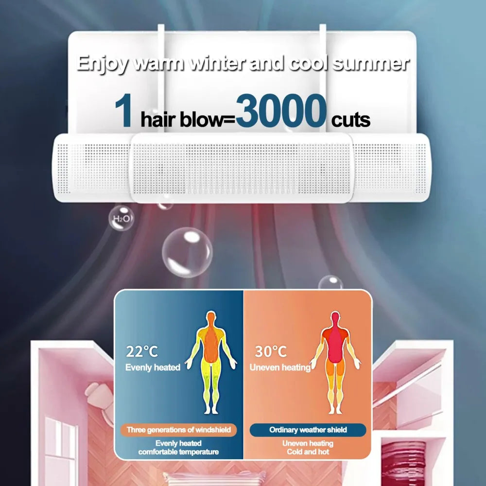 Universal Air Conditioning Adjustable Windshield