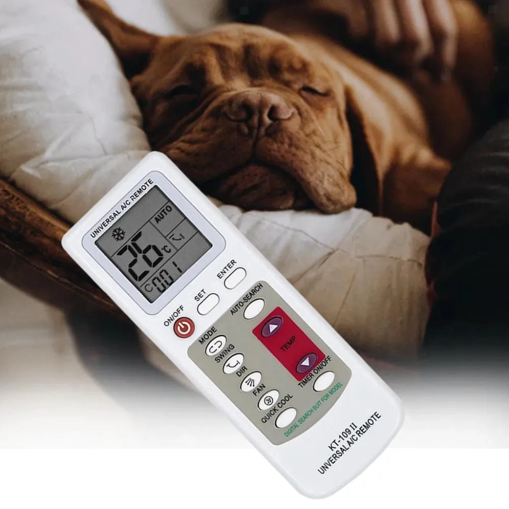 Universal KT-109 II AC Remote Control 2 AAA Batteries