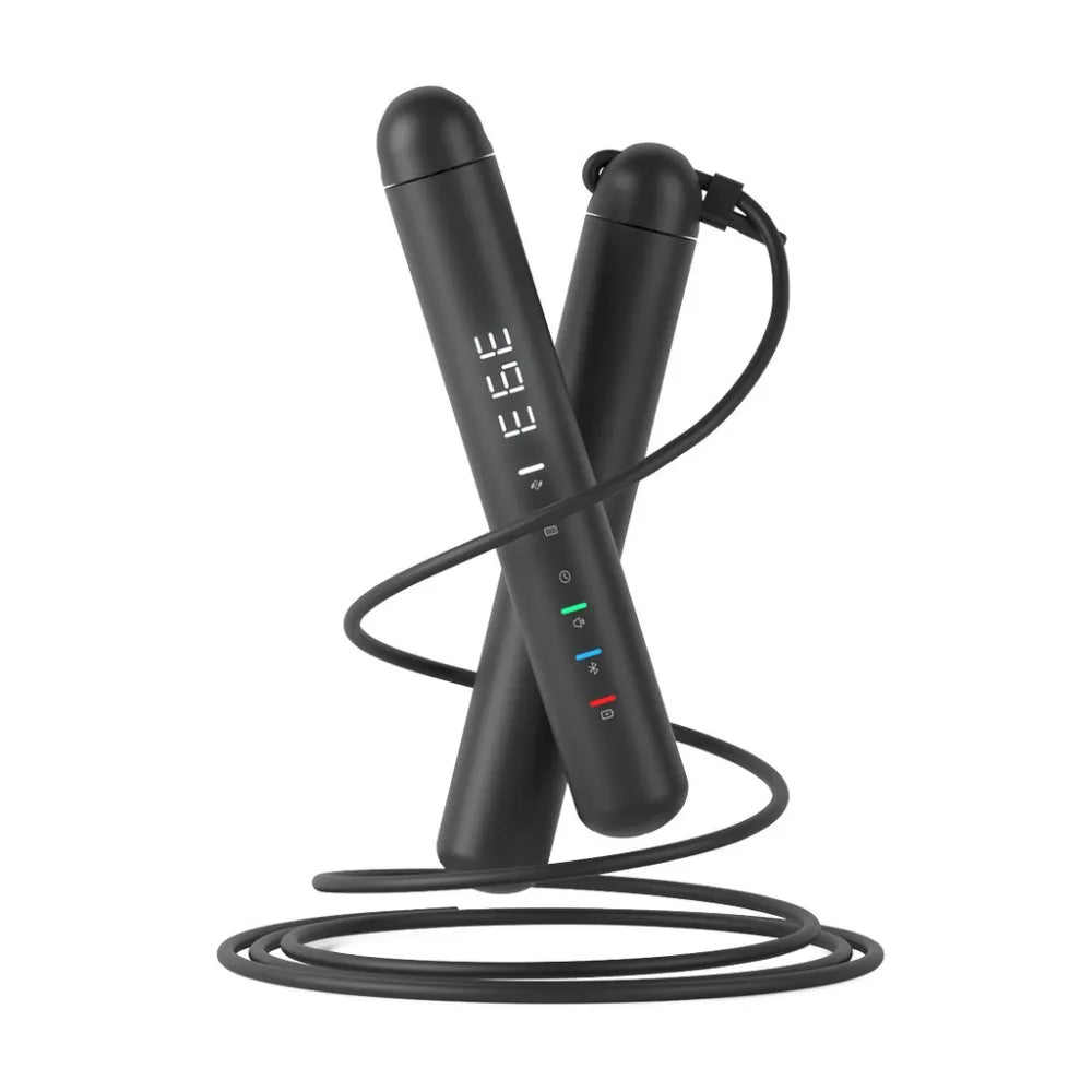 Porodo Lifestyle Smart Skipping Rope, Digital Skip Counter with App Tracking, Adjustable Cable, Calorie & Time Monitoring