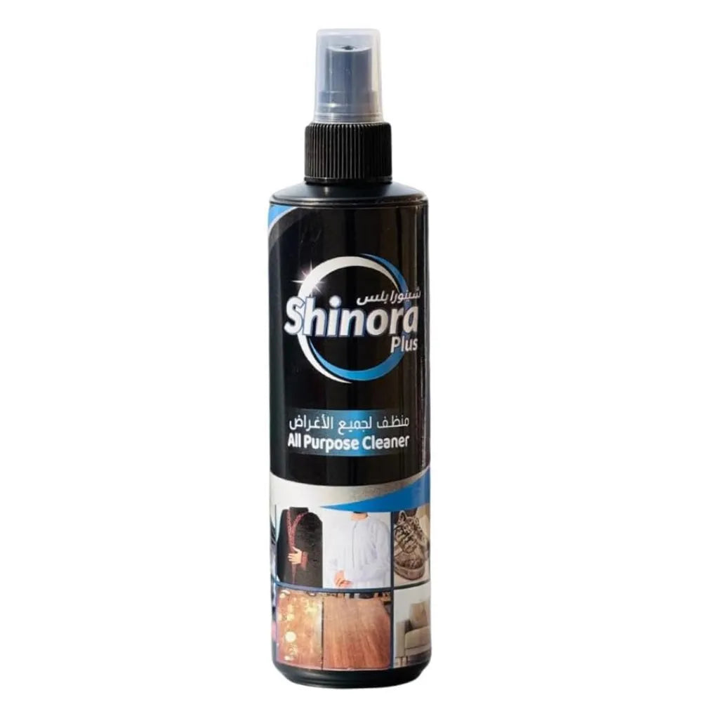 Shinora Plus All Purpose Multi Cleaner 250ml X 2, Professional Stain Remover for Fabric, Metal, Plastic, Upholstery & Headlights