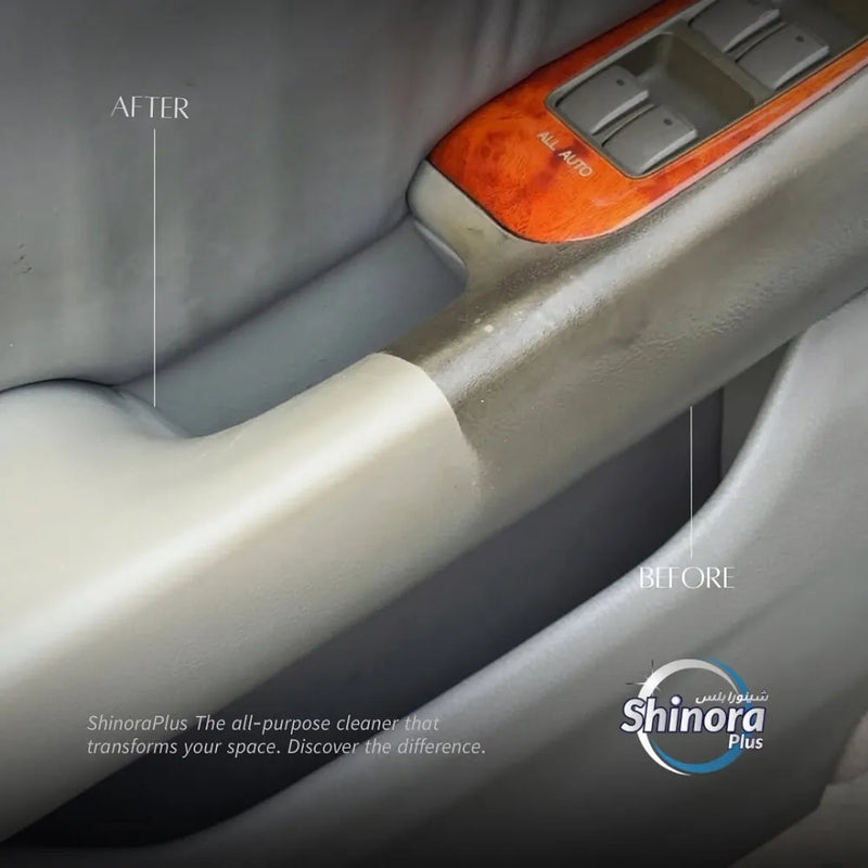 Shinora Plus All Purpose Multi Cleaner 250ml X 2, Professional Stain Remover for Fabric, Metal, Plastic, Upholstery & Headlights