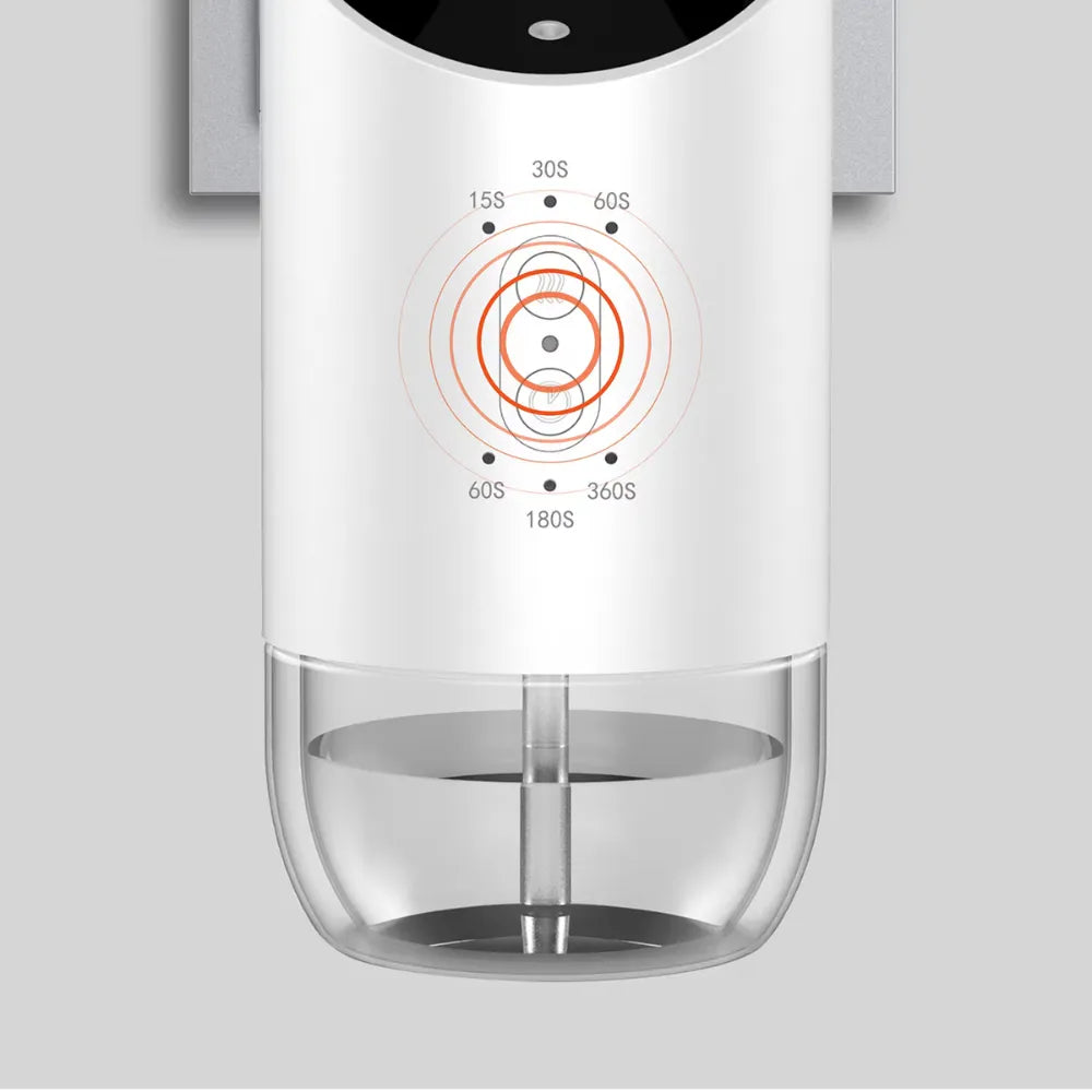 Porodo Lifestyle Wall Plug-In Essential Oil Diffuser 120mL with Mist Interval & Timer Settings, Waterless Diffusion