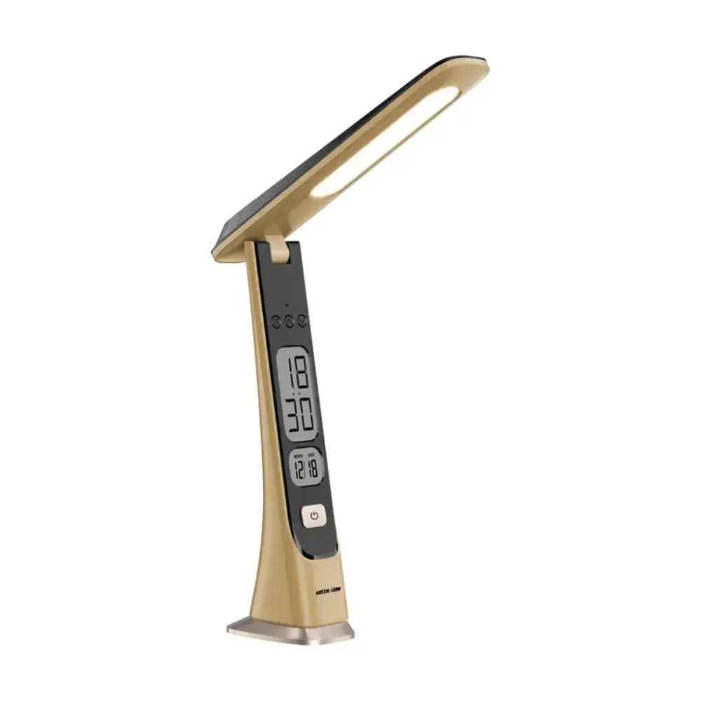 Green Lion LED Table Lamp Wooden with 36 LED Beads, 3 Light Modes, Step-less Dimming, 1800mAh Battery & Digital Display
