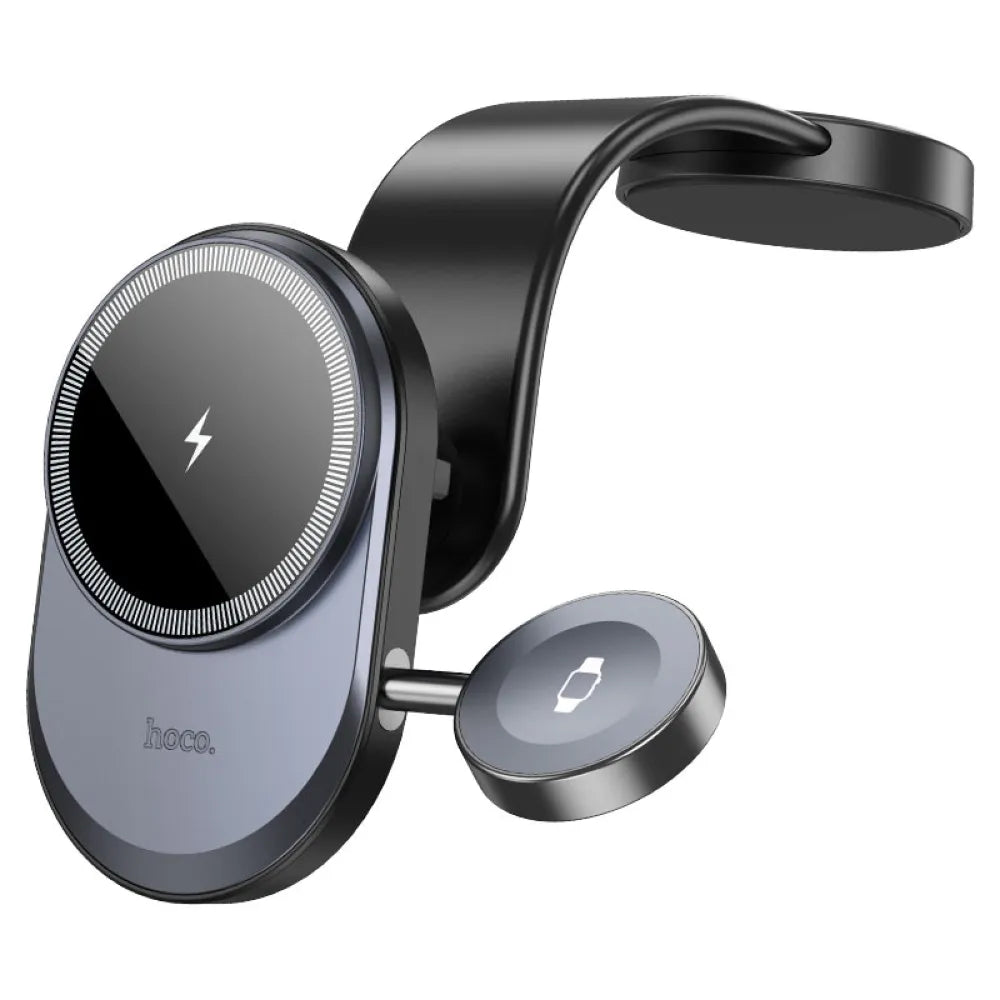 Hoco HW28 Excelso 2-In-1 Wireless Fast Charging with Car Holder