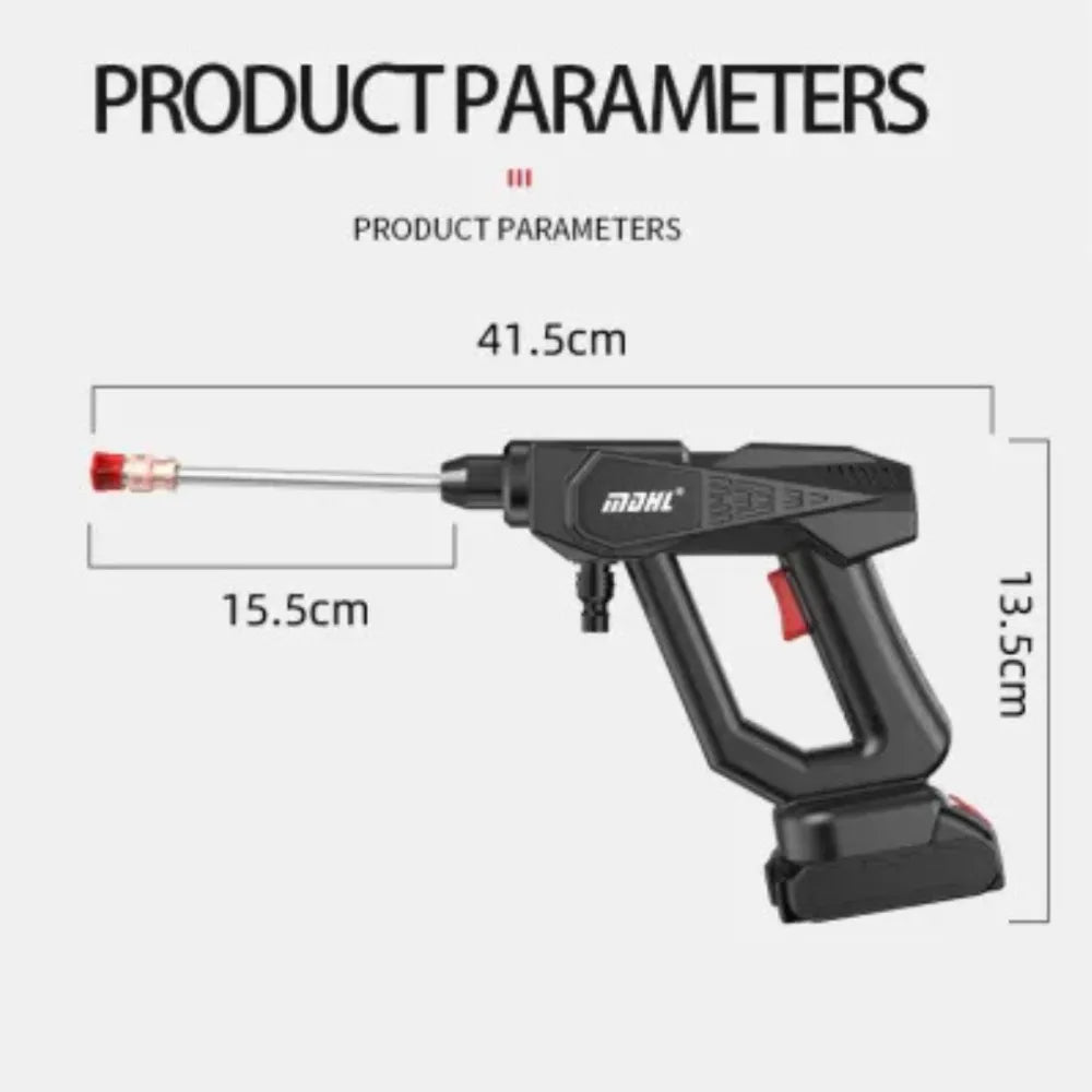 MDHL Cordless Portable High Pressure Washer, 48V Rechargeable Battery, Powerful Car Washing Machine & Garden Watering Tool