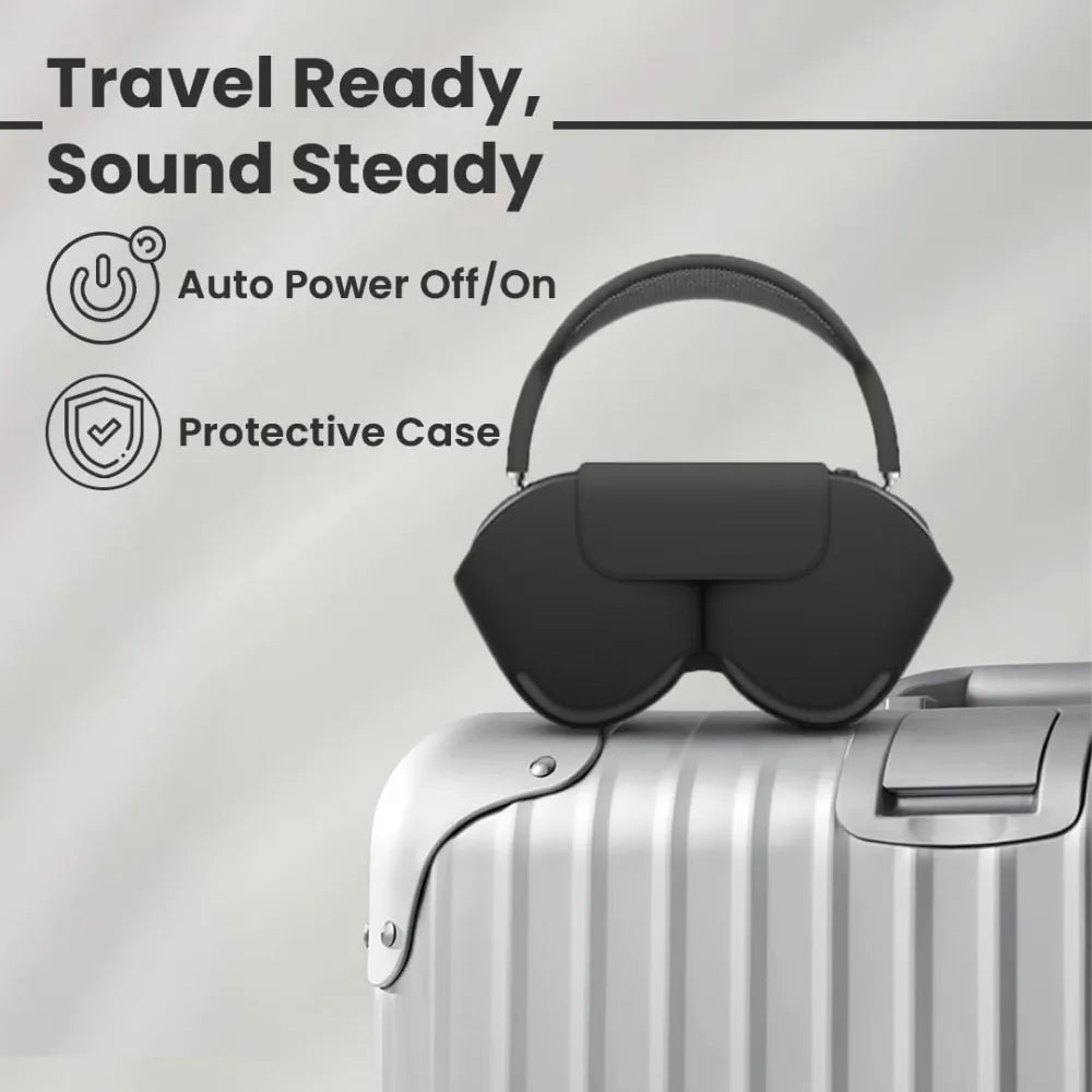 Green Lion Encore Max Wireless Headphones with Active Noise Cancellation, Detachable Ear Cushions, 12h Playtime