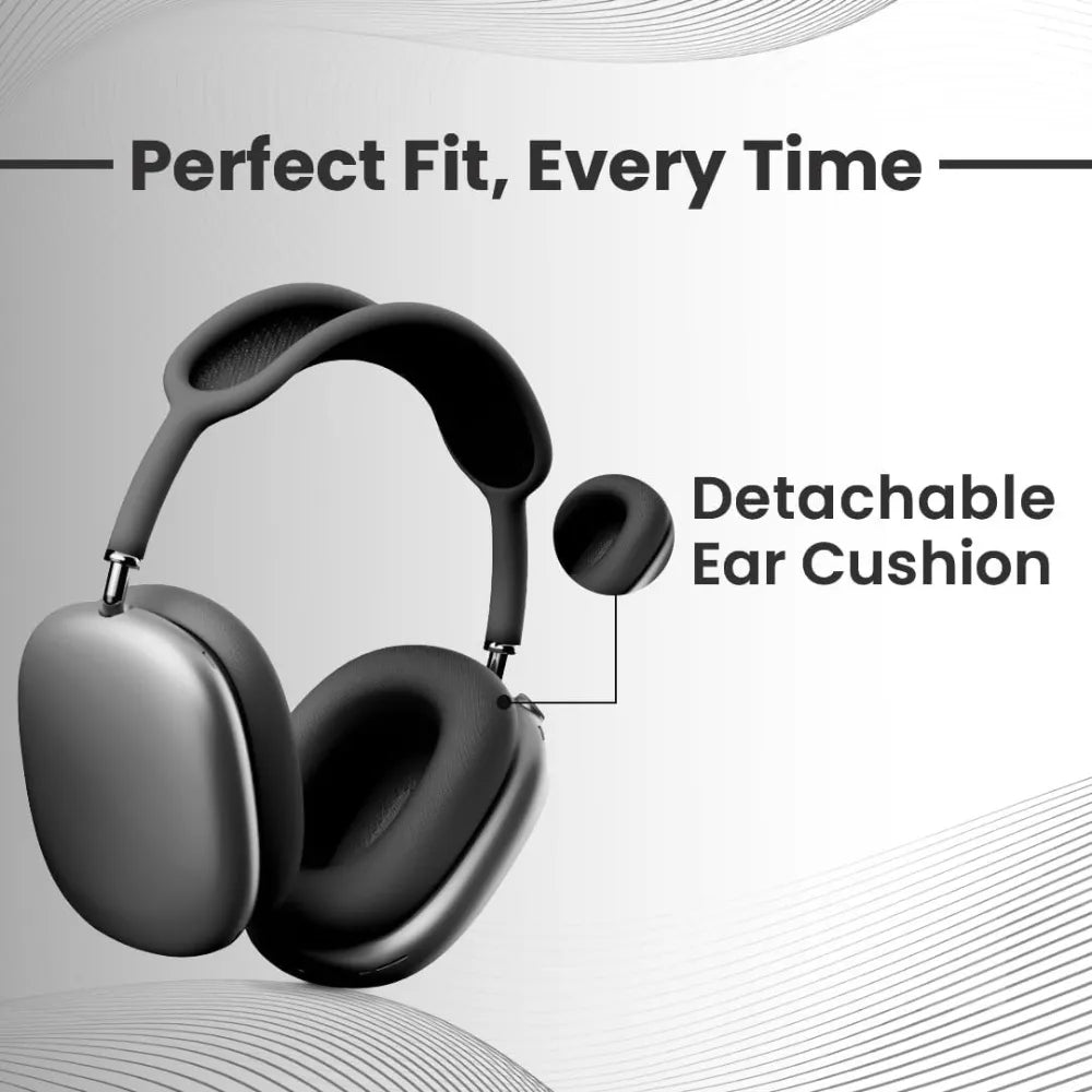 Green Lion Encore Max Wireless Headphones with Active Noise Cancellation, Detachable Ear Cushions, 12h Playtime