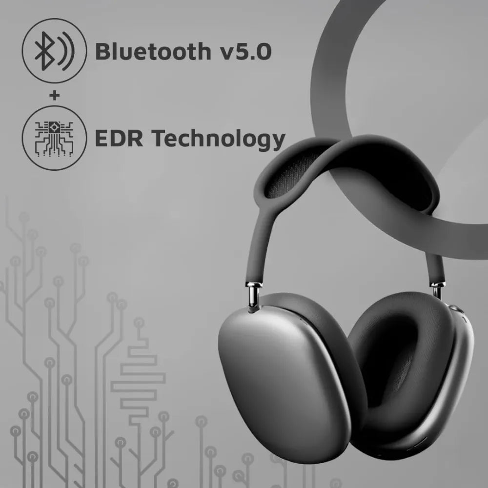 Green Lion Encore Max Wireless Headphones with Active Noise Cancellation, Detachable Ear Cushions, 12h Playtime