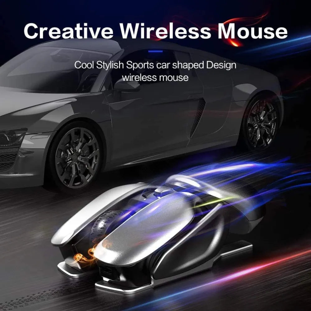 Green Lion G266 Beetles Metal Mouse, Wireless Ergonomic Mouse with Multiple DPI (800–4800), 48Hrs Battery, Type-C