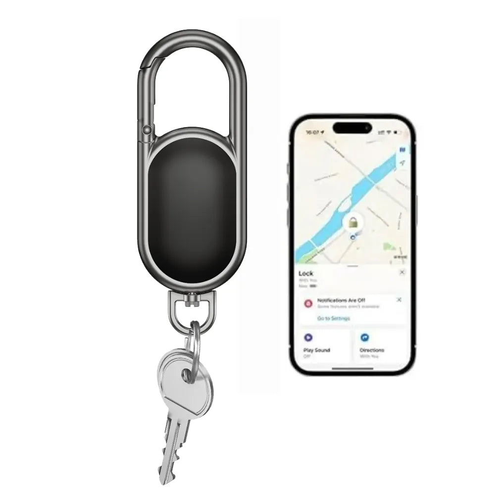 F15 Mini Bluetooth Tracker with Apple Find My Network, 12-Month Battery, Waterproof, Lightweight Key Finder for Keys, Pets & Luggage