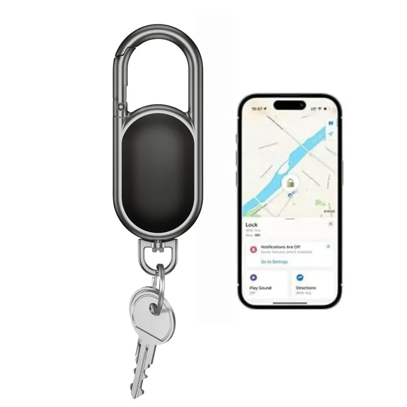 F15 Mini Bluetooth Tracker with Apple Find My Network, 12-Month Battery, Waterproof, Lightweight Key Finder for Keys, Pets & Luggage