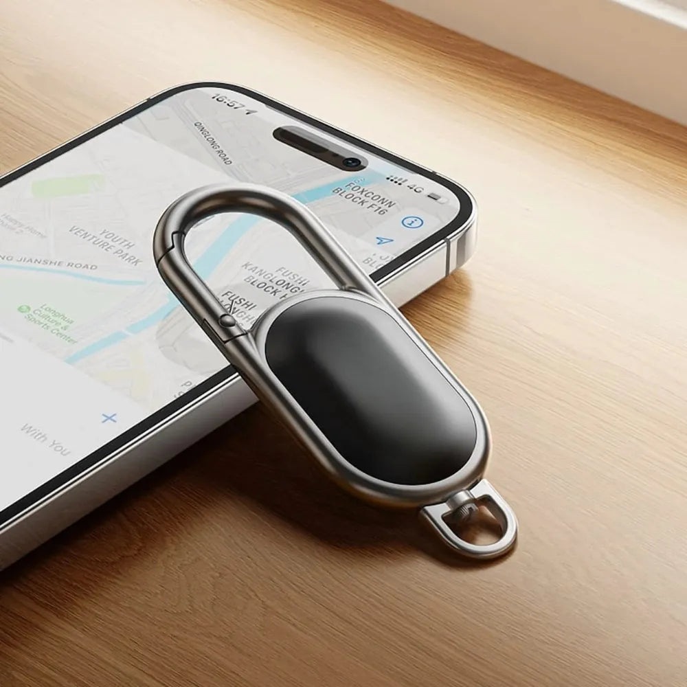 F15 Mini Bluetooth Tracker with Apple Find My Network, 12-Month Battery, Waterproof, Lightweight Key Finder for Keys, Pets & Luggage
