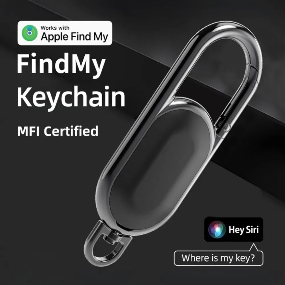 F15 Mini Bluetooth Tracker with Apple Find My Network, 12-Month Battery, Waterproof, Lightweight Key Finder for Keys, Pets & Luggage